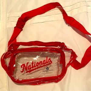 Washington Nationals Nats Clear Fanny Pack Body Bag New See Through for Games